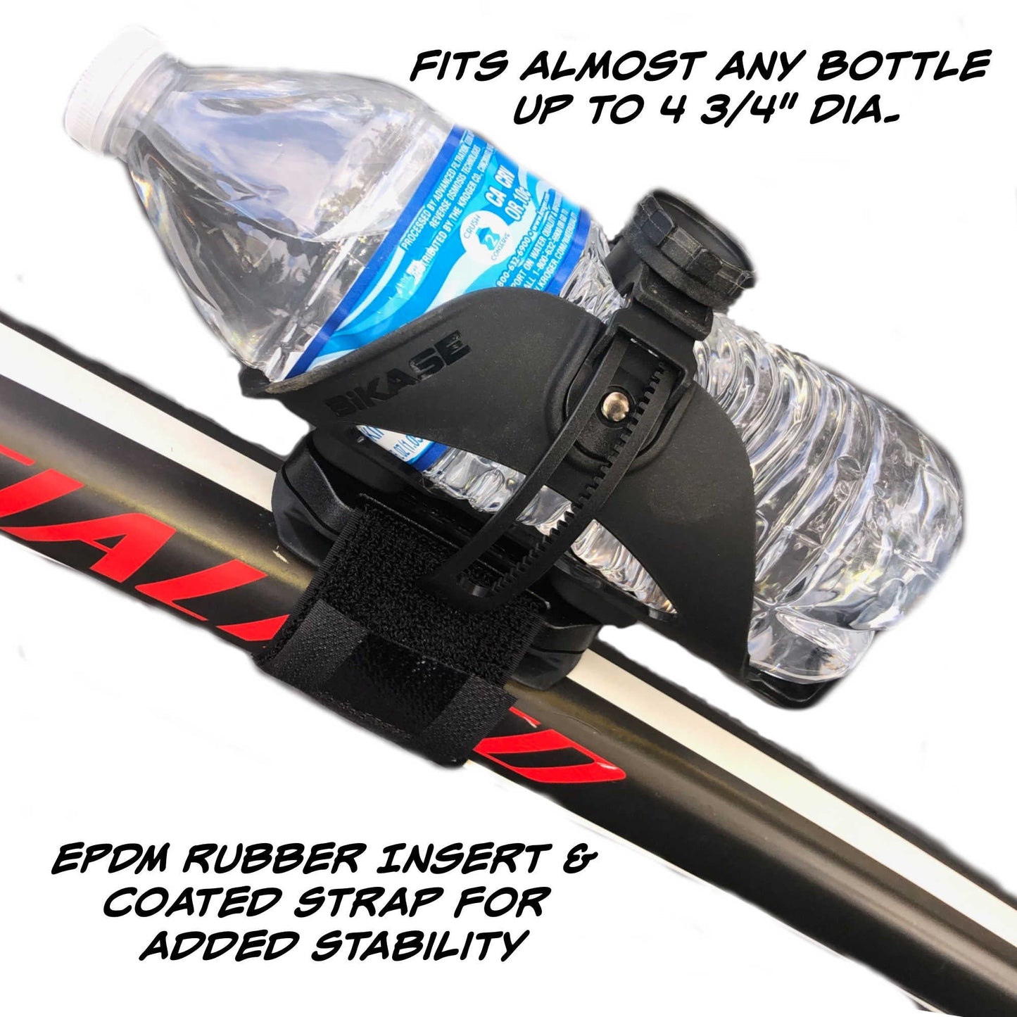 Bikase Side Winder, Adjustable Water Bottle Cage for Bicycles