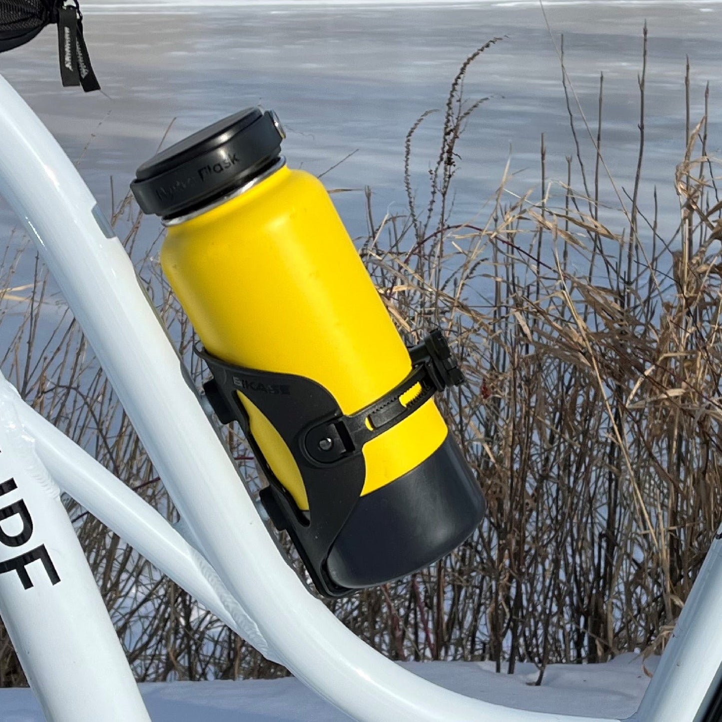 Bikase Side Winder, Adjustable Water Bottle Cage for Bicycles