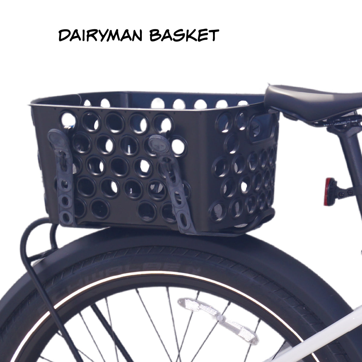 Bikase Dairyman Basket with Straps