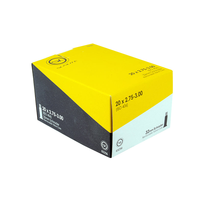 Tube, 20x2.75-3.00 Sunlite Standard Schrader Valve SV 32mm 0d