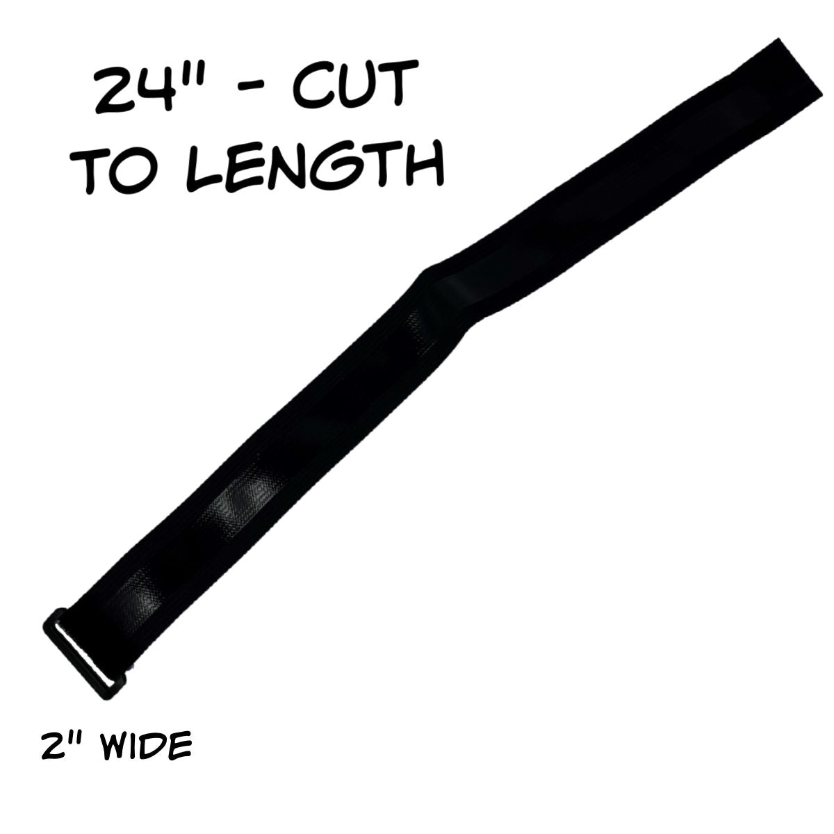 Bikase Ebike Straps (2) 24" x 2" with D ring
