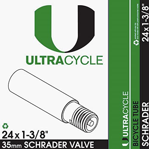 Tube, 24' X 1-3/8' ULTRACYCLE  35 Mm Schrader Valve Bicycle Tire Inner