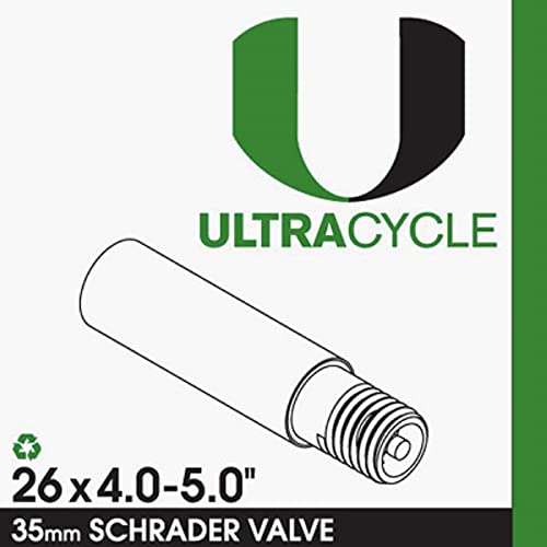 Tube, 26' X 4.0-5.0 35mm ULTRACYCLE Schrader Valve Bicycle Tire Inner Tube ' 35 Mm