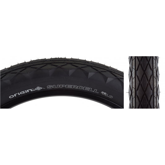 TIRE 26x4.0 OR8 SUPERCELL  WIRE BK/BK