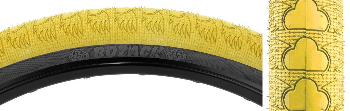 TIRE SE BIKES SE BOZACK 24x2.4 YEL/BK PAIR ONLY