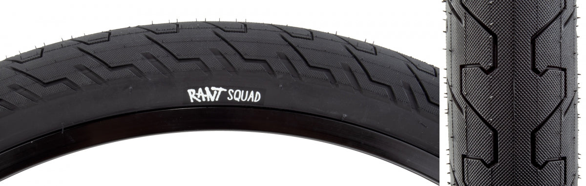 TIRE  14x2.2 RANT SQUAD WIRE BK/BK
