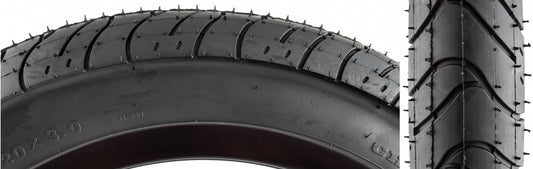 TIRE SUNLITE UTILIT 20x3.0 BK/BK H588 SEASIDE WIRE/30