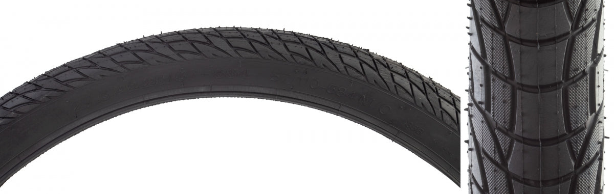 TIRE SUNLITE 27.5x2.25 BK/BK URBAN SLICK H5213