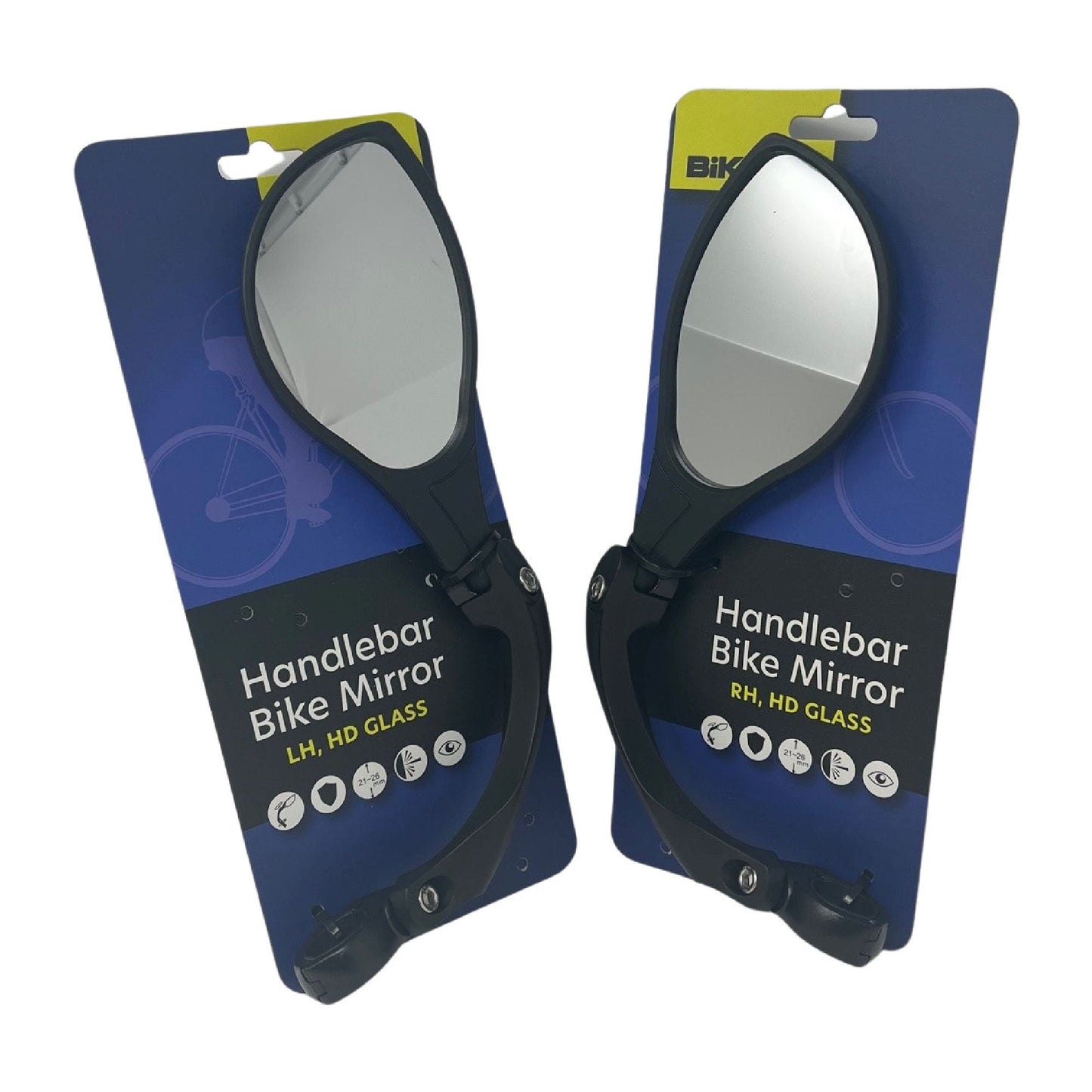 Bikase Handle Bar Mirror HD Glass (RH)