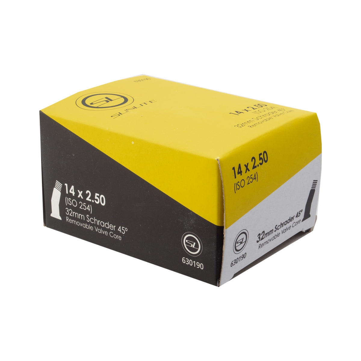 Tube, 14x2.5 Sunlite 45 degree SV