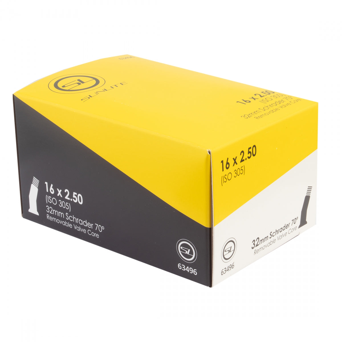TUBE SUNLITE 16x2.50 ANGLE