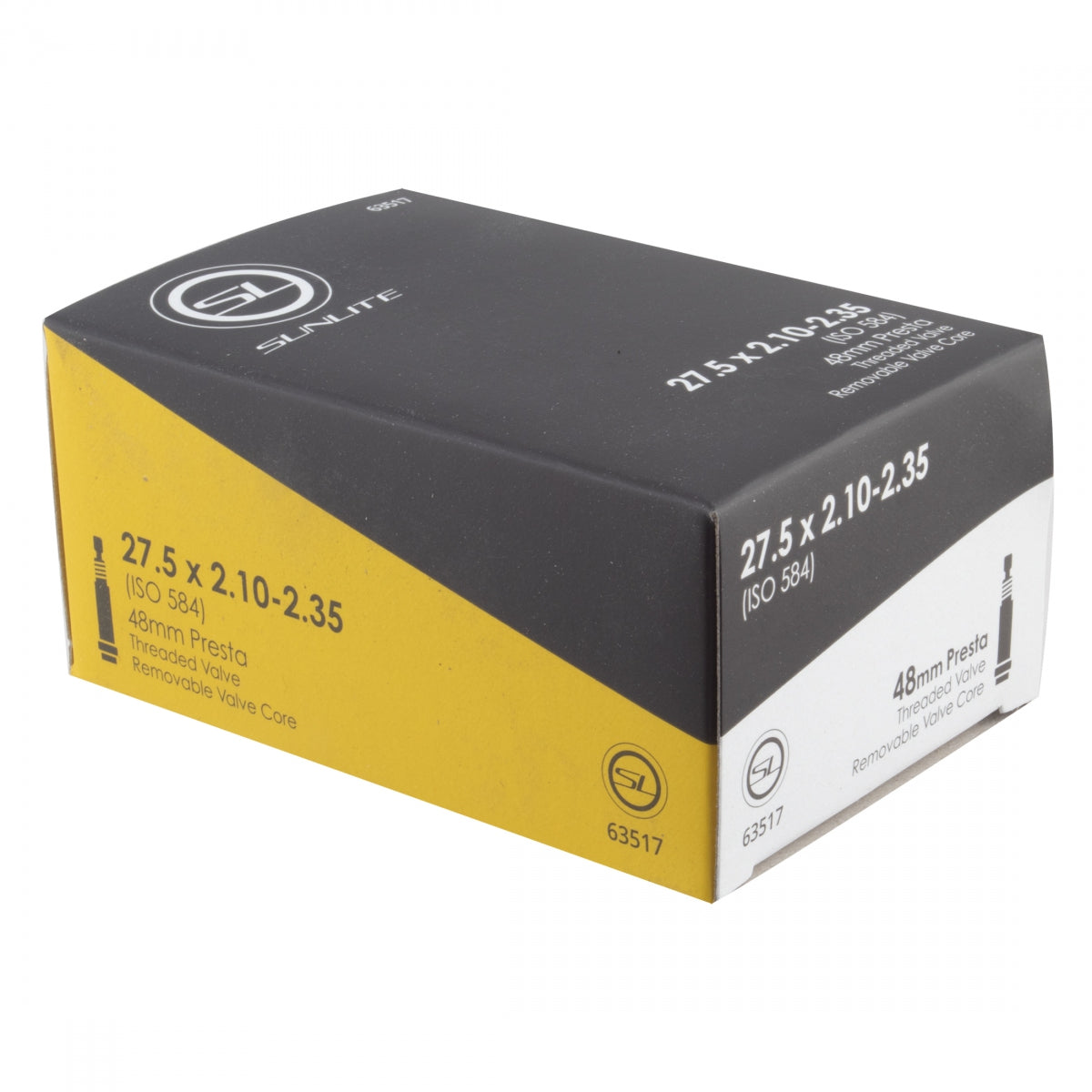 Tube, 27.5x2.10-2.35 Sunlite Presta 48mm