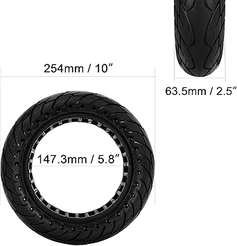 Tire, 10x2.5 Solid Airless