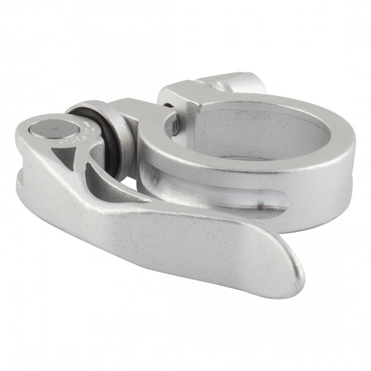 SEATPOST CLAMP #51719 34.9 ALY QR SIL