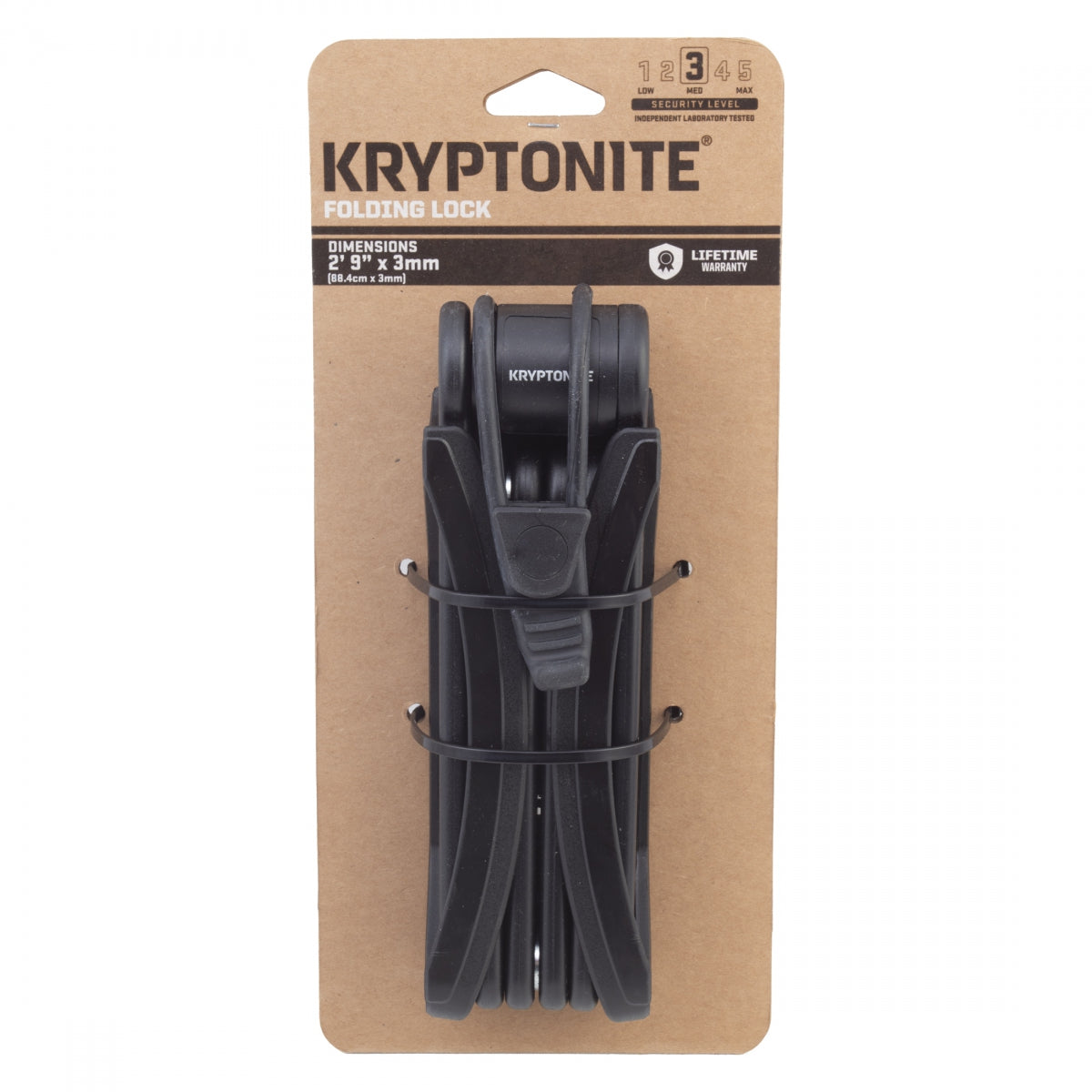Lock, Kryptonite Folding Lock w/key