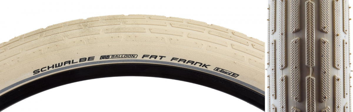 TIRE SCHWALBE FAT FRANK 26x2.35 CREMEREFL (559-60)