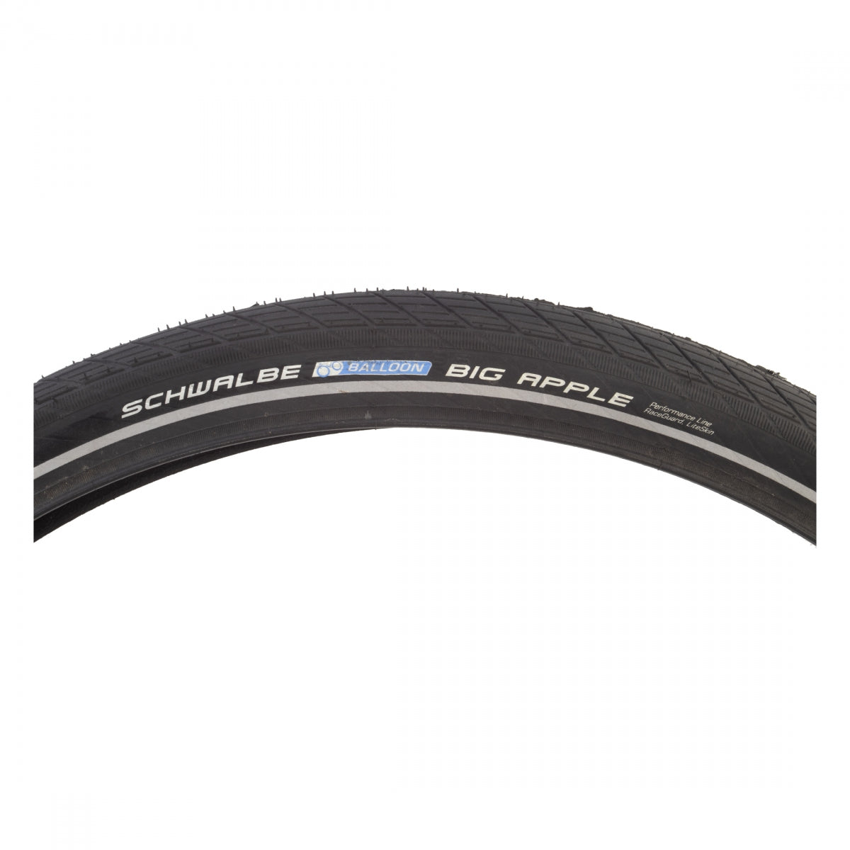 TIRE SCHWALBE BIG APPLE 28x2.15 BK REFL(622-55)