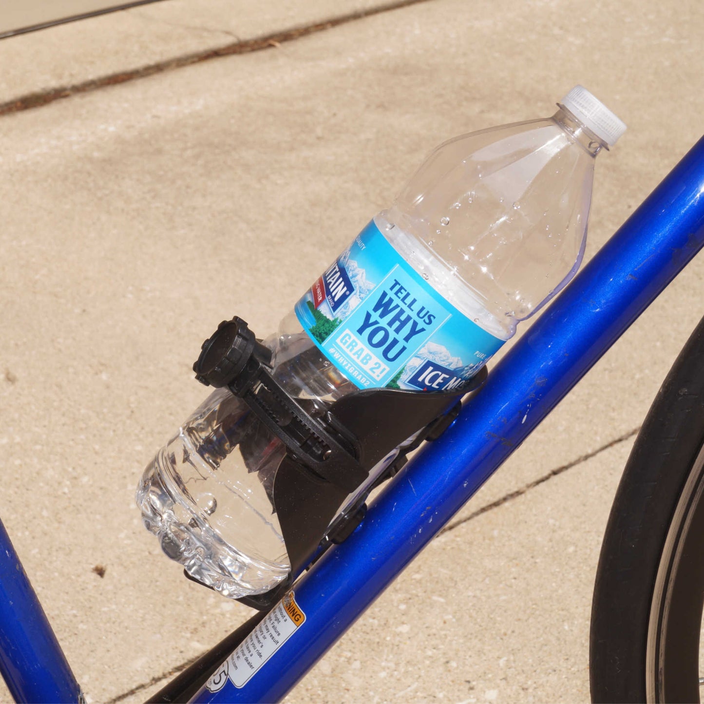 Bikase Side Winder, Adjustable Water Bottle Cage for Bicycles