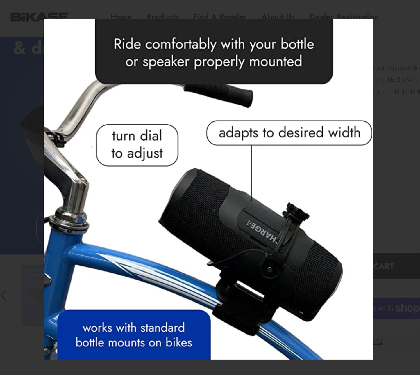 Bikase ABC Cage + Anywhere Strap