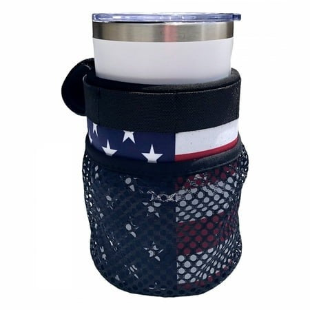 Cruiser Candy Freedom E-Bike Drink & Phone Caddy Insulated Drink Holder, USA Flag