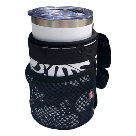 Cruiser Candy Freedom E-Bike Drink & Phone Caddy Insulated Drink Holder Black Hibiscus