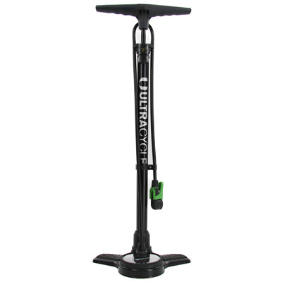 Floor Pump, Ultracycle Big Guage Pum with EZEZ Head